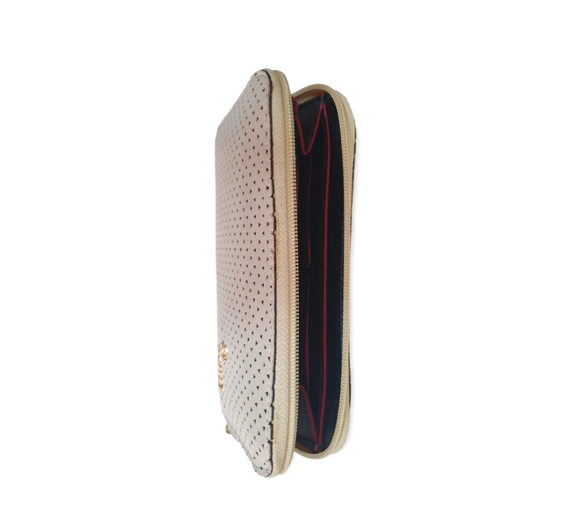 Πορτοφόλι Με Φερμουάρ Pierro Accessories - Μπεζ
