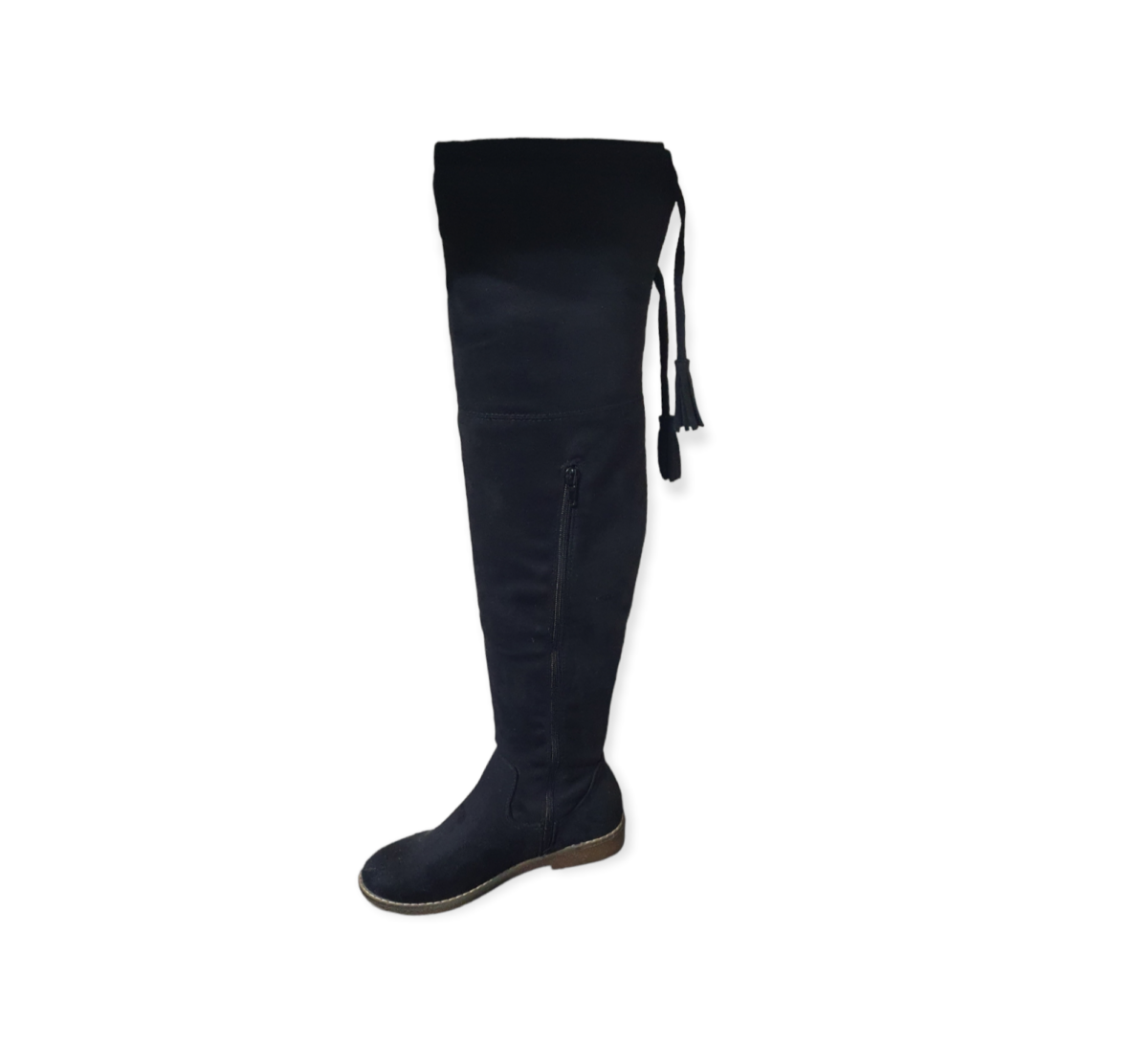 Over Knee Boots Suede Envie E27-06501 Μαύρο