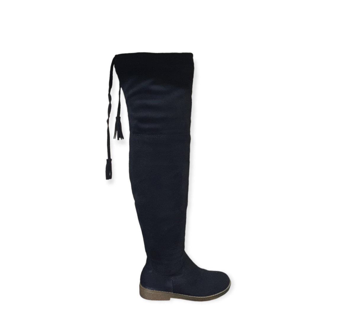 Over Knee Boots Suede Envie E27-06501 Μαύρο