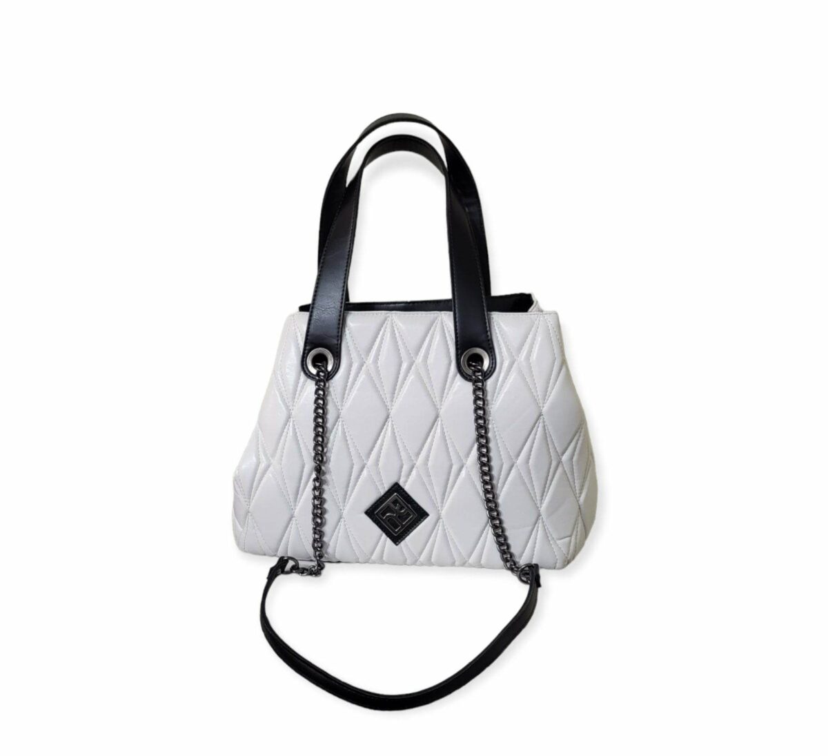 Γυναικεία Τσάντα Tote Χειρός Pierro Accessories - Λευκό