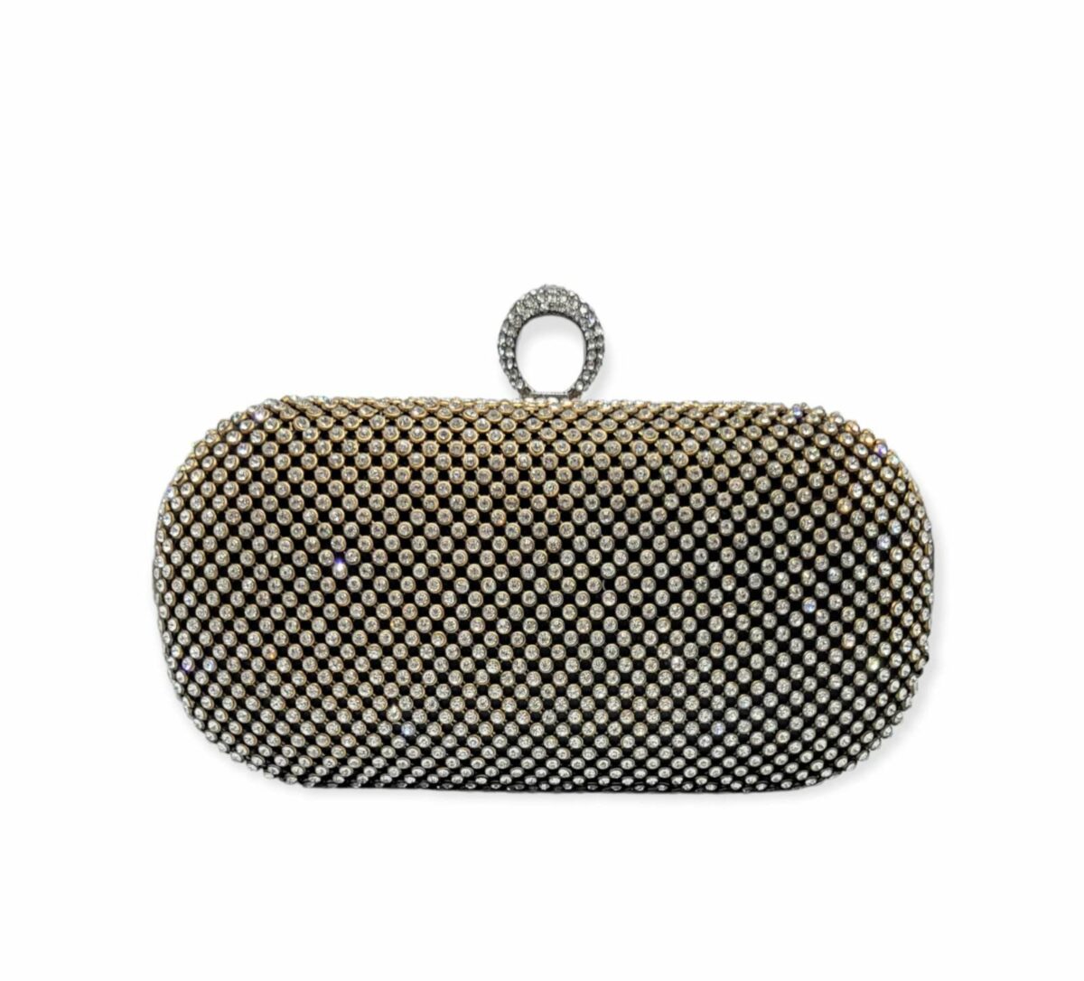 Τσαντάκι Clutch Με Στρας - Μαύρο