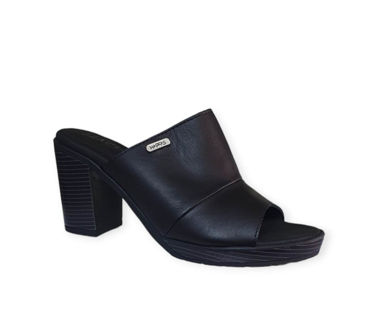 Γυναικεία Δερμάτινα Mules Harris – Μαύρο