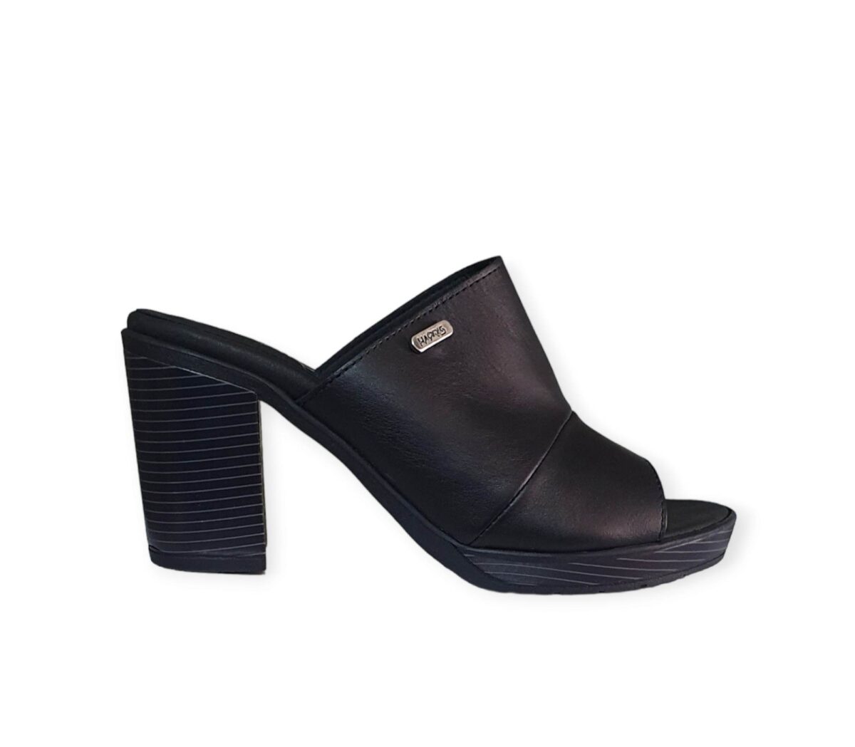 Γυναικεία Δερμάτινα Mules Harris – Μαύρο