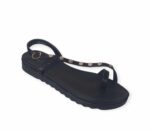 Σανδάλια Flatform Με Χρυσά Τρουκς Miss NV V96-09069 – Μαύρο