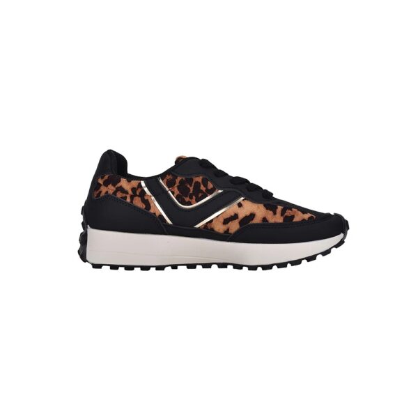 Sneakers Σε Συνδυασμό Χρωμάτων Και Υλικών - Λεοπάρ