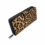 Γυναικείο Πορτοφόλι Με Leopard Print - Μαύρο Γυναικείο Πορτοφόλι Με Leopard Print - Μαύρο