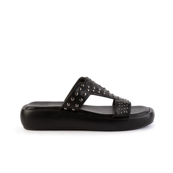 Γυναικεία Flatforms Με Τρουκς LOVEBERRY - Μαύρο