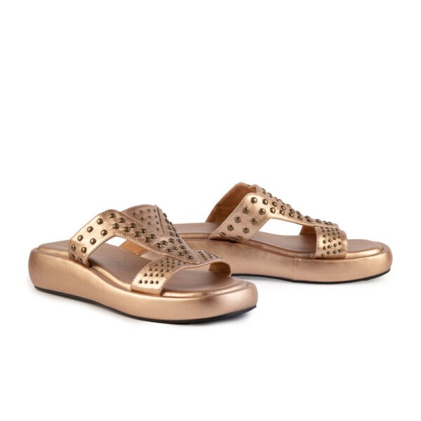 Γυναικεία Flatforms Με Τρουκς LOVEBERRY - Χρυσό