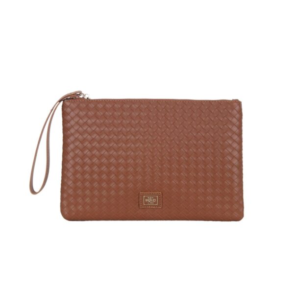 Γυναικεία Τσάντα Φάκελος VQF Polo Line - Brown