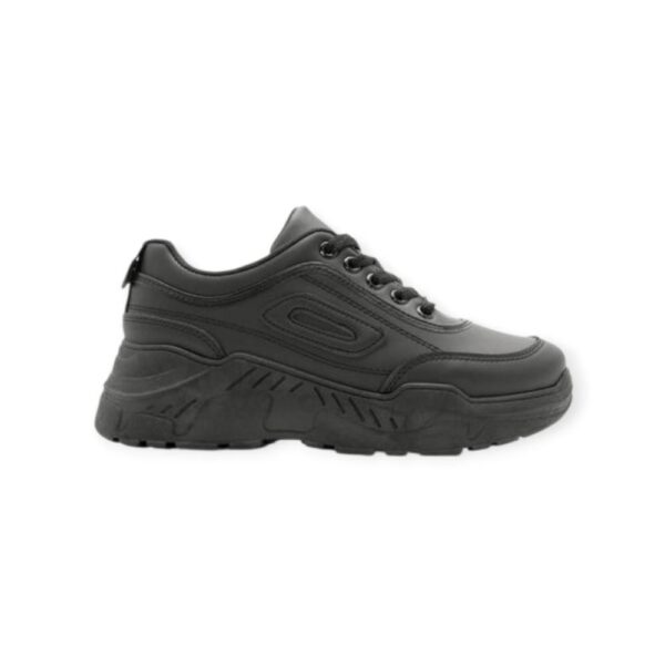 Sneakers Chunky Μονόχρωμα - Μαύρο